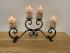 Advent forged candle holder – small black (SV/24)